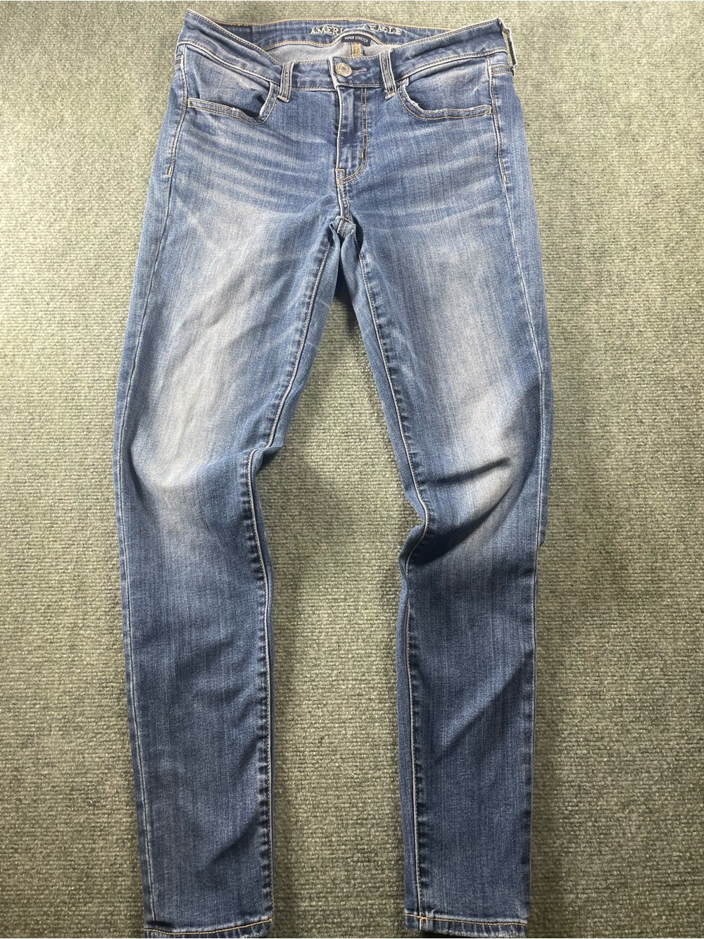 American Eagle Outfitters Light Blue Super Stretch Jeans